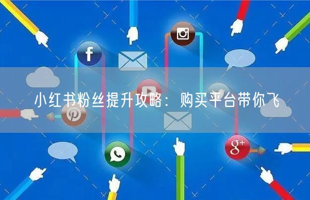 小红书粉丝提升攻略:购买平台带你飞